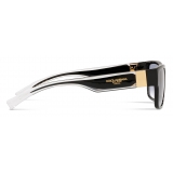 Dolce & Gabbana - Occhiale da Sole Step Injection - Nero - Dolce & Gabbana Eyewear