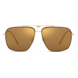 Dolce & Gabbana - Slim Sunglasses - Gold - Dolce & Gabbana Eyewear