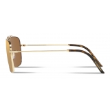 Dolce & Gabbana - Slim Sunglasses - Gold - Dolce & Gabbana Eyewear