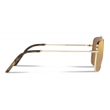 Dolce & Gabbana - Slim Sunglasses - Gold - Dolce & Gabbana Eyewear