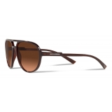 Dolce & Gabbana - DG Pattern Sunglasses - Brown - Dolce & Gabbana Eyewear