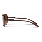 Dolce & Gabbana - DG Pattern Sunglasses - Brown - Dolce & Gabbana Eyewear