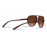 Dolce & Gabbana - DG Pattern Sunglasses - Brown - Dolce & Gabbana Eyewear