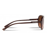 Dolce & Gabbana - DG Pattern Sunglasses - Brown - Dolce & Gabbana Eyewear