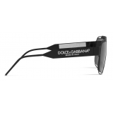 Dolce & Gabbana - Occhiale da Sole DG Logo - Nero - Dolce & Gabbana Eyewear