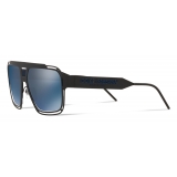 Dolce & Gabbana - Occhiale da Sole DG Logo - Nero Blu - Dolce & Gabbana Eyewear