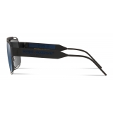 Dolce & Gabbana - Occhiale da Sole DG Logo - Nero Blu - Dolce & Gabbana Eyewear