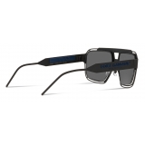 Dolce & Gabbana - Occhiale da Sole DG Logo - Nero Blu - Dolce & Gabbana Eyewear