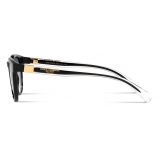 Dolce & Gabbana - Occhiale da Sole Step Injection - Nero - Dolce & Gabbana Eyewear