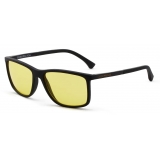 Giorgio Armani - Square Shape Men Sunglasses - Yellow - Sunglasses - Giorgio Armani Eyewear