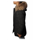 Woolrich -  Piumino Parka Con Pelliccia Removibile - Nero - Giacca - Luxury Exclusive Collection