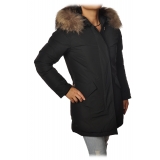 Woolrich -  Piumino Parka Con Pelliccia Removibile - Nero - Giacca - Luxury Exclusive Collection