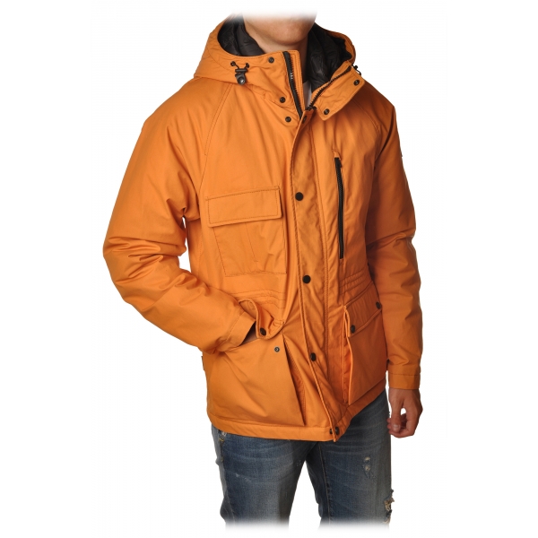 Woolrich - Giubbotto Parka in Cotone - Arancione - Giacca - Luxury Exclusive Collection