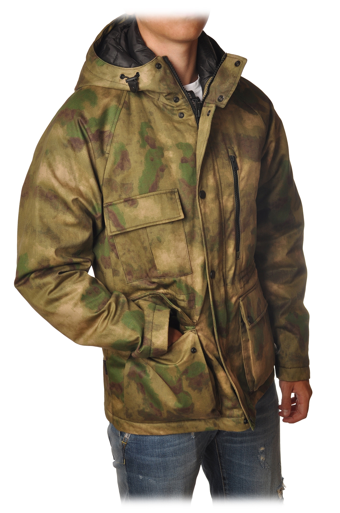 Gearceerd oogopslag mannelijk Woolrich - Cotton Parka Jacket - Camouflage - Jacket - Luxury Exclusive  Collection - Avvenice