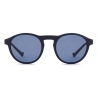 Giorgio Armani - Occhiali da Sole Uomo Forma Tonda - Blu - Occhiali da Sole - Giorgio Armani Eyewear