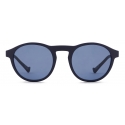 Giorgio Armani - Round Shape Men Sunglasses - Blue - Sunglasses - Giorgio Armani Eyewear