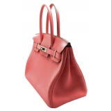 Hermès Vintage - Taurillon Clemence Birkin 30 - Pink - Leather Handbag