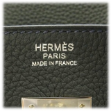 Hermès Vintage - Togo Birkin 30 - Grigio - Borsa in Pelle