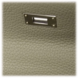 Hermès Vintage - Taurillon Clemence Kelly 28 - Gray - Leather Handbag