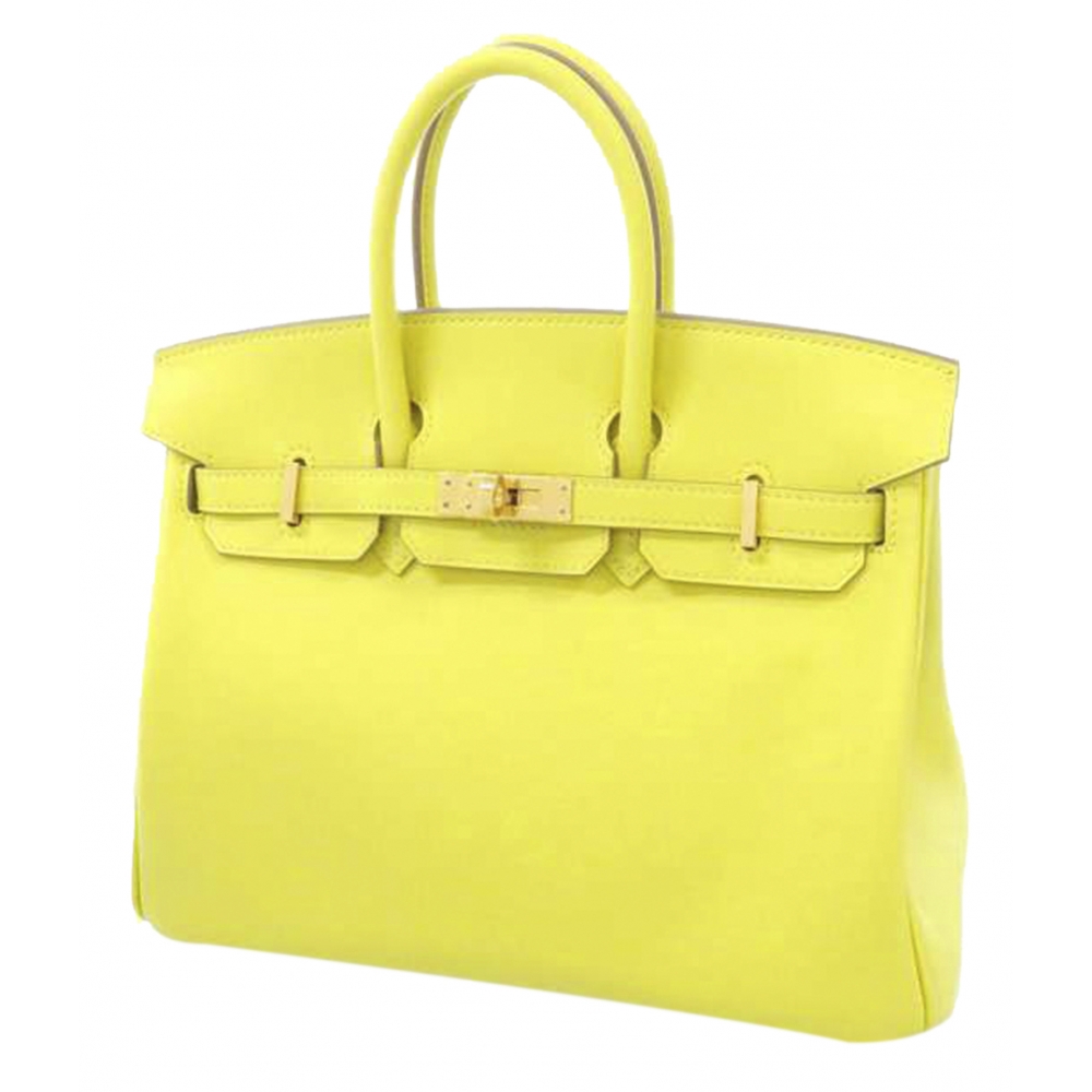 yellow hermes birkin bag