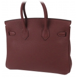 Hermès Vintage - Togo Birkin 25 - Red Burgundy - Leather Handbag