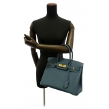 Hermès Vintage - Epsom Birkin 30 - Blue - Leather Handbag
