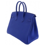 Hermès Vintage - Togo Birkin 25 - Blue - Leather Handbag