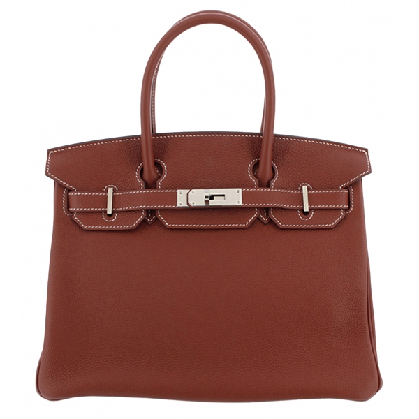 Hermès Vintage - Togo Birkin 30 - Red - Leather Handbag - Avvenice