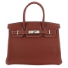 Hermès Vintage - Togo Birkin 30 - Red Burgundy - Leather Handbag