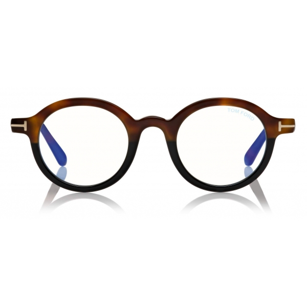 Tom Ford - Round Optical Glasses - Round Optical Glasses - Dark Havana - FT5664-B - Optical Glasses - Tom Ford Eyewear