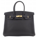 Hermès Vintage - Togo Birkin 35 - Black - Leather Handbag
