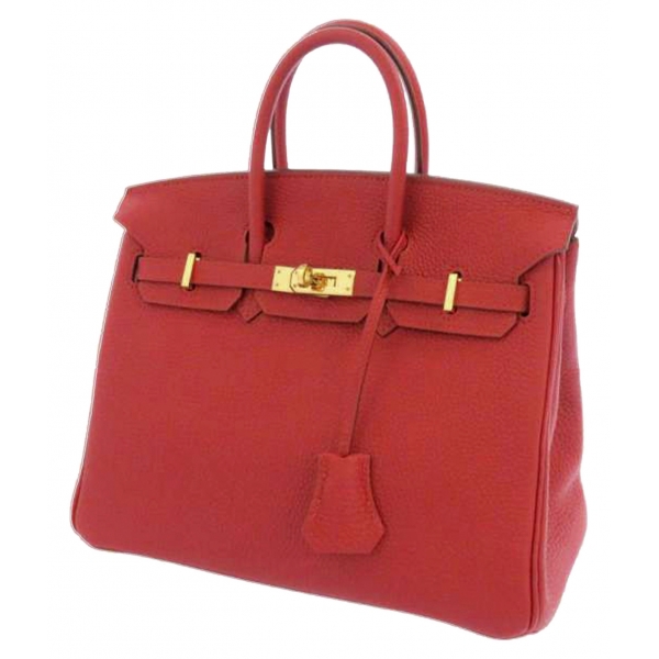 Hermès Vintage - Togo Birkin 25 - Red - Leather Handbag