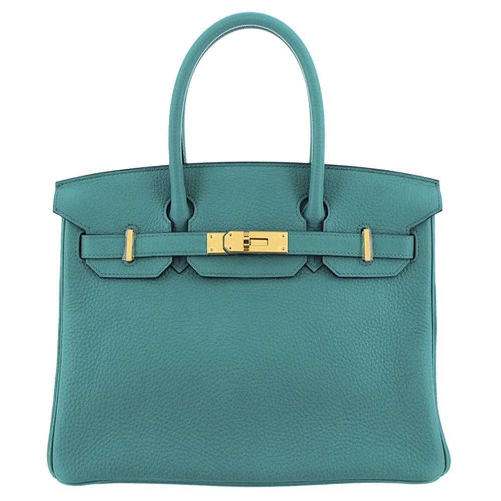 Hermès Vintage - Taurillon Clemence Birkin 30 - Blue - Leather Handbag -  Avvenice