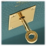 Hermès Vintage - Taurillon Clemence Birkin 30 - Blu - Borsa in Pelle