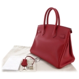 Hermès Vintage - Swift Birkin Tressage 30 - Red - Leather Handbag