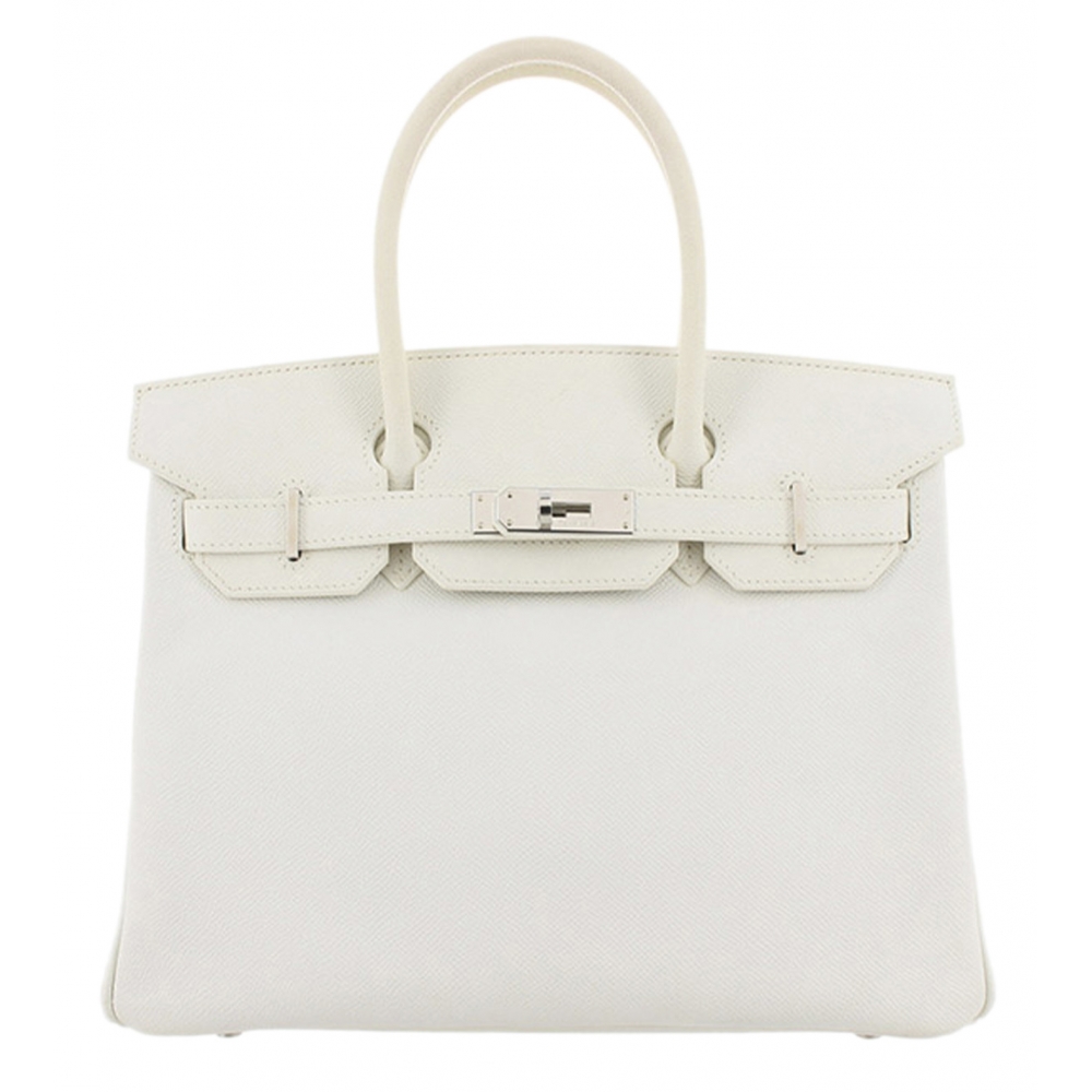 Hermès Vintage - Epsom Birkin 30 - White Ivory - Leather Handbag - Avvenice