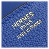 Hermès Vintage - Evercolor Birkin 35 - Blu - Borsa in Pelle