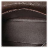 Hermès Vintage - Taurillon Clemence Kelly Retourne 32 - Dark Brown - Leather Handbag