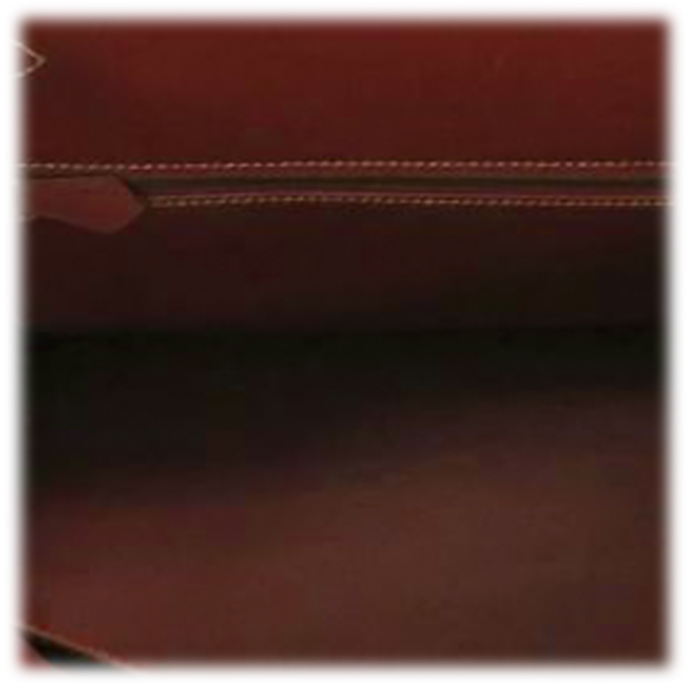 Hermès Vintage - Box Calf Kelly 35 - Brown - Leather Handbag - Avvenice