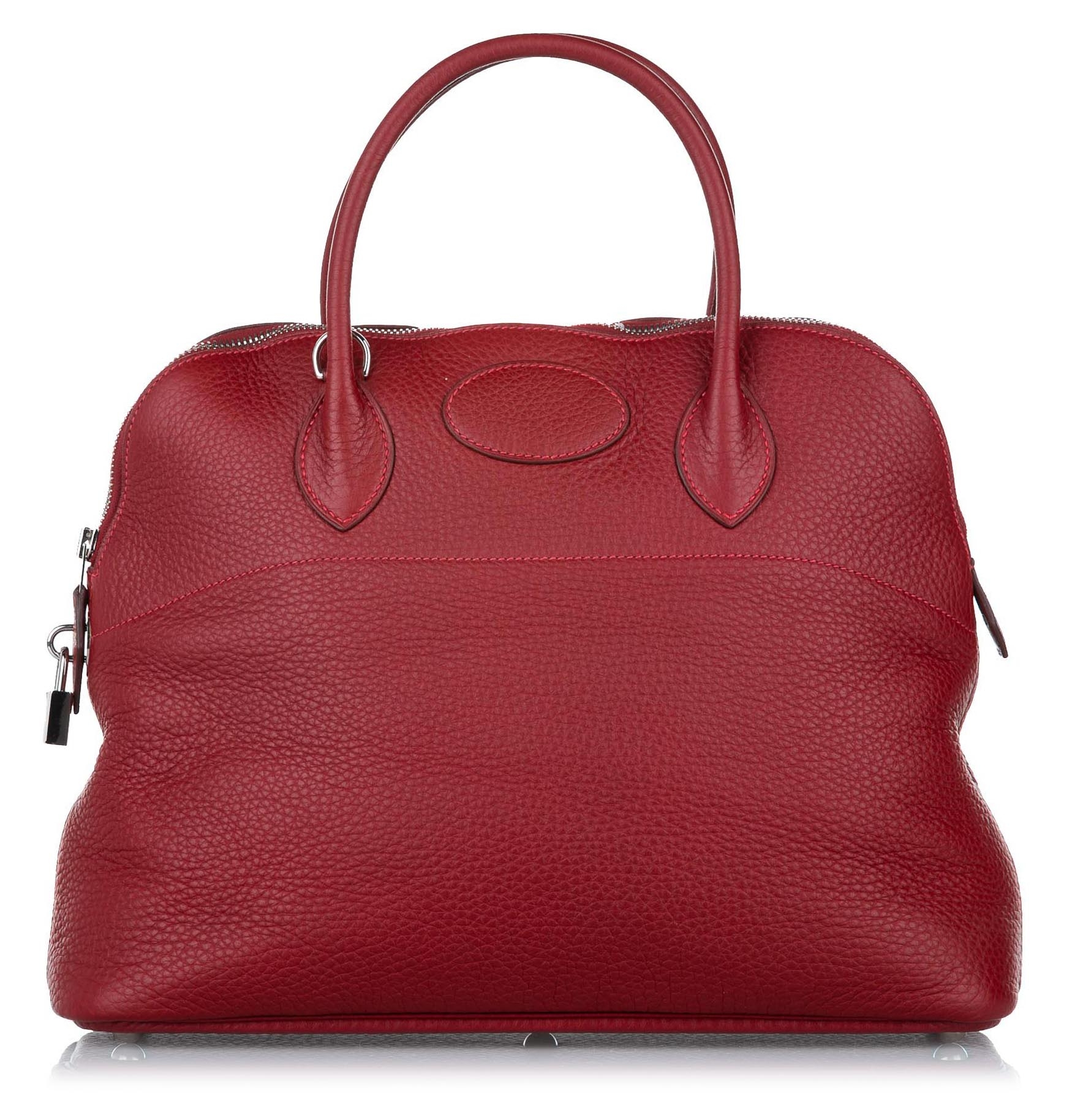 Bolide bag 31 Hermès Rouge Garance Red Leather ref.101305 - Joli Closet