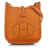 Hermès Vintage - Clemence Evelyne I TPM - Orange - Leather Handbag