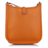 Hermès Vintage - Clemence Evelyne I TPM - Orange - Leather Handbag