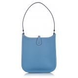 Hermès Vintage - Clemence Evelyne I TPM - Blue Marine - Leather Handbag
