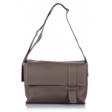 Hermès Vintage - Clemence Alfred - Brown - Leather Handbag