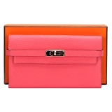 Hermès Vintage - Kelly Leather Wallet - Pink - Leather Wallet