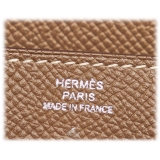 Hermès Vintage - Kelly Chevre Long Wallet - Marrone Beige - Portafoglio in Pelle