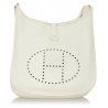 Hermès Vintage - Evelyne PM - Bianco - Borsa in Pelle