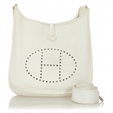 Hermès Vintage - Evelyne PM - White - Leather Handbag