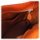 Hermès Vintage - Taurillon Clemence Sac Good News Crossbody Bag - Orange - Leather Crossbody Bag
