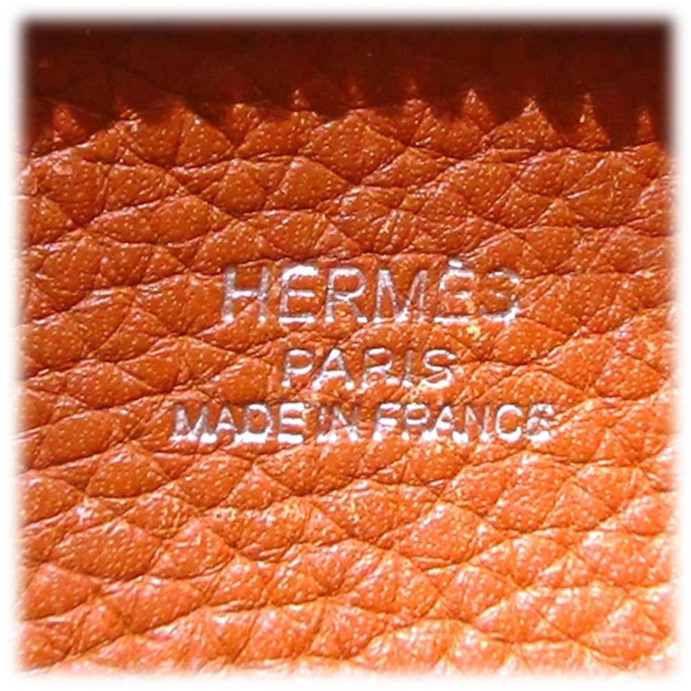 Hermès Vintage - Taurillon Clemence Sac Good News Crossbody Bag - Orange -  Leather Crossbody Bag - Avvenice